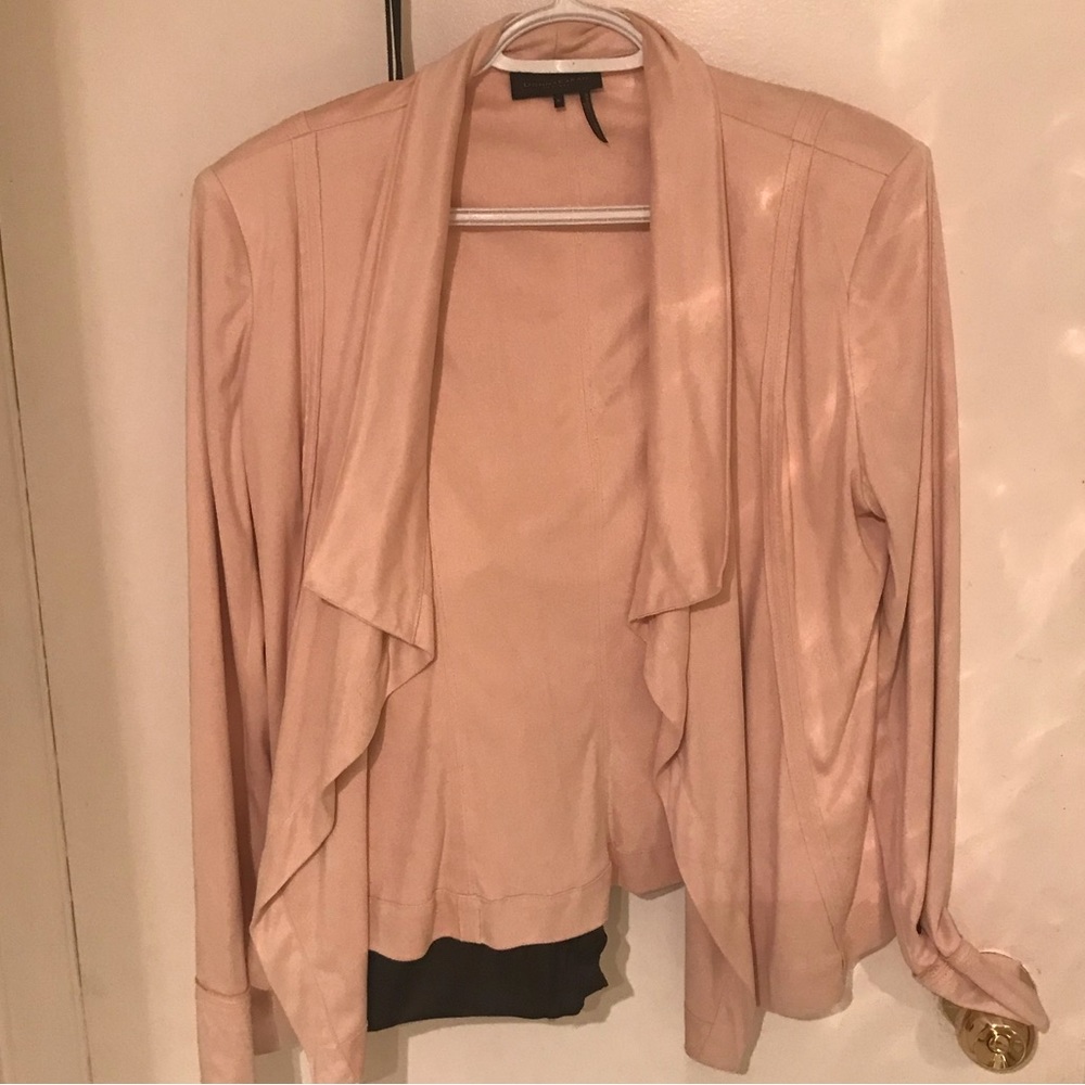 Gorgeous Barbie Pink faux suede Blaze - by Donna Karan